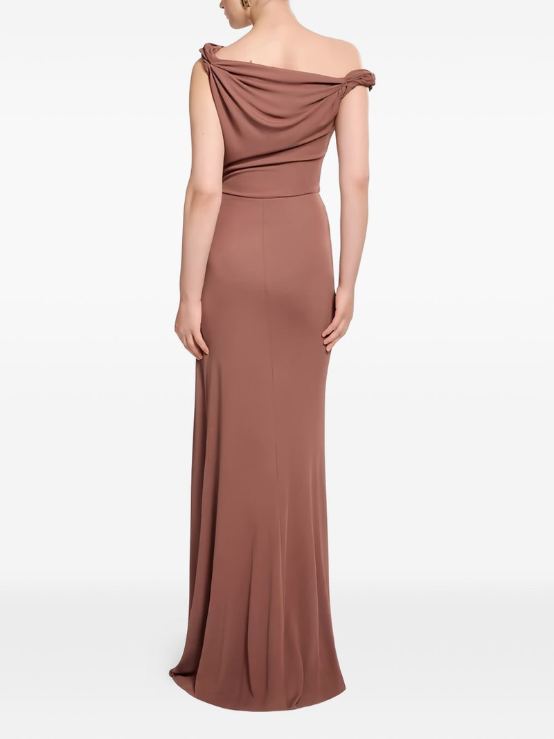 ruched-detail maxi dress 3