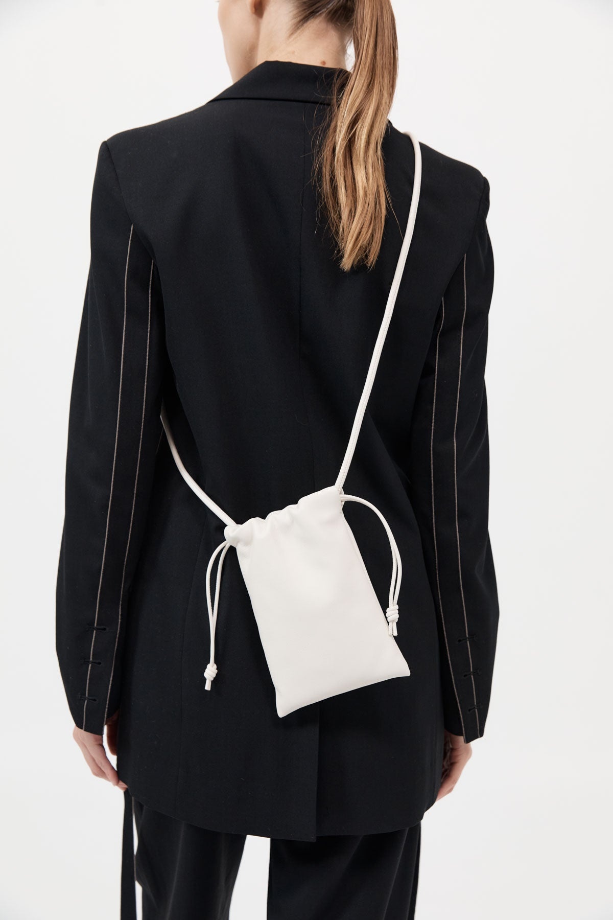 Soft Drawstring Pouch - Tofu - 3