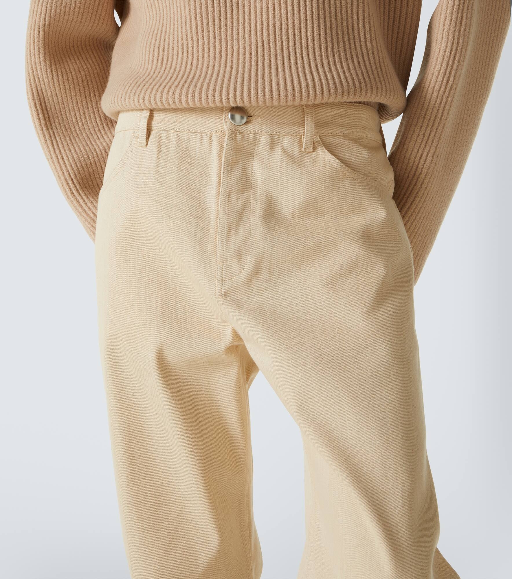 Mid-rise straight jeans - 5