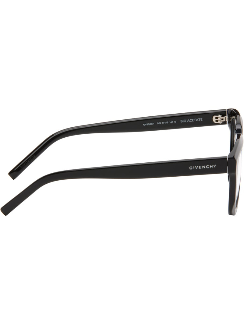 Givenchy Black GV Day Rectangle Glasses outlook