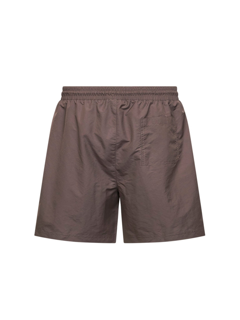 Brunello Cucinelli Hazelnut nylon swim shorts outlook