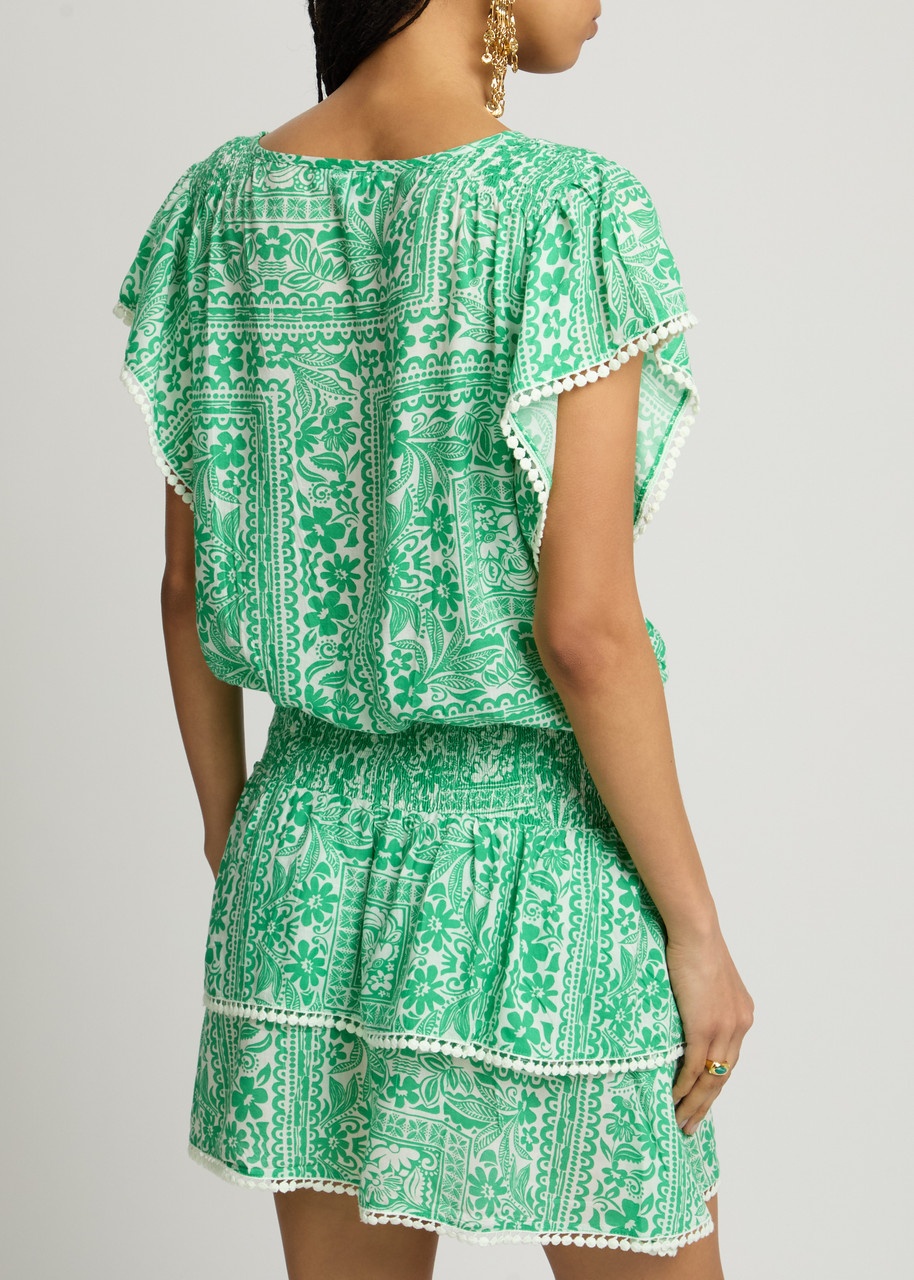 Melissa Odabash Keri Printed Mini Dress - 3