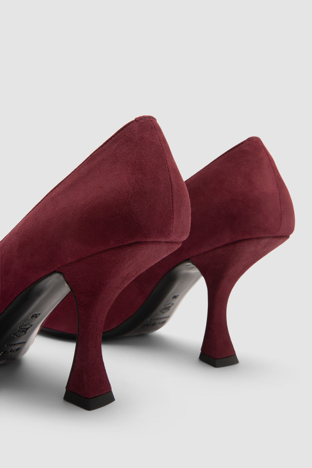 Viva Sour Cherry Suede Leather Pump - 5