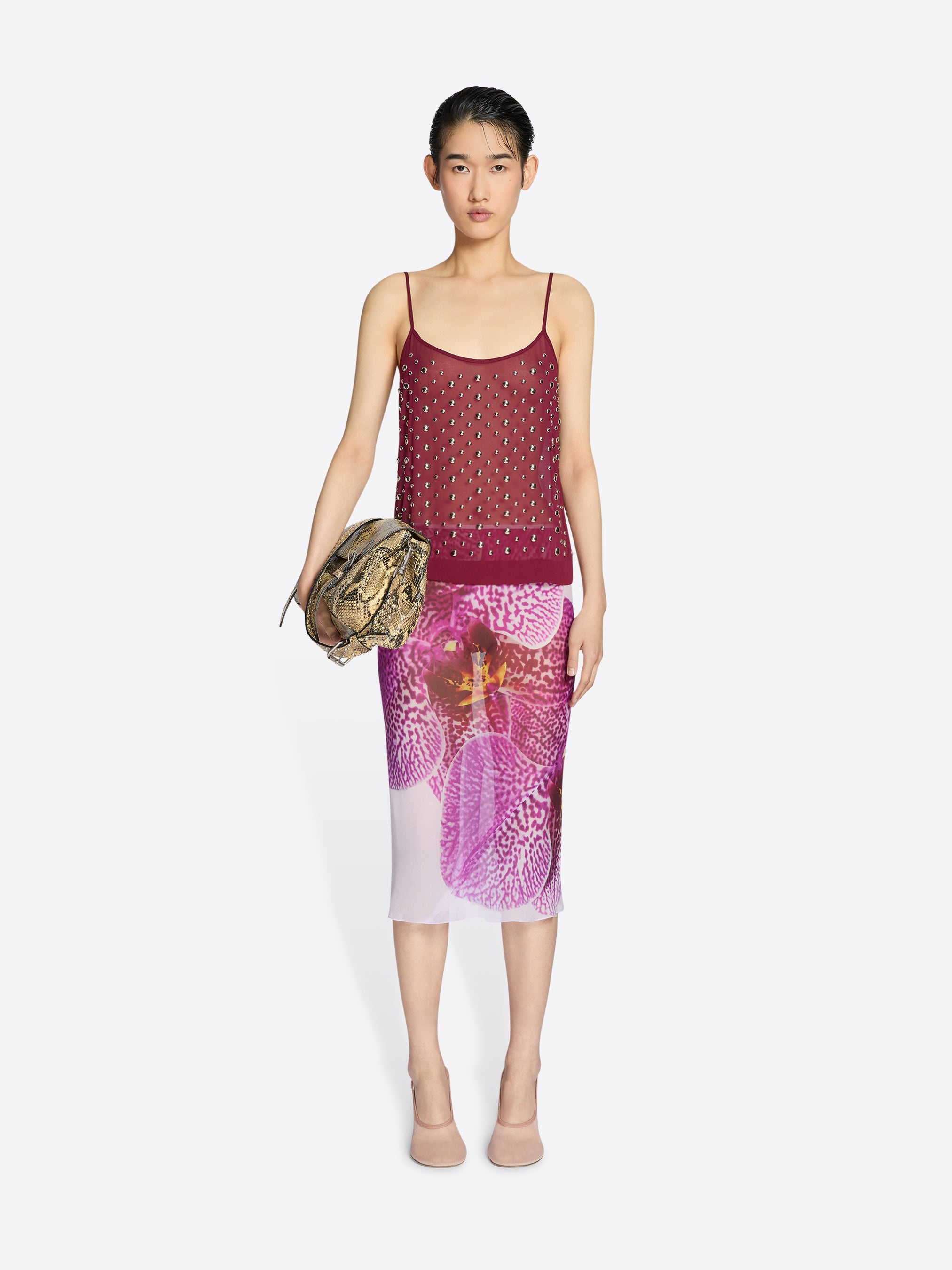 PRINTED SILK SKIRT - 2