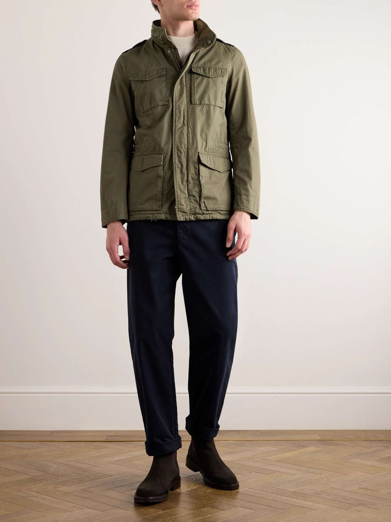 Herno Tigri Cotton-Gabardine Hooded Field Jacket outlook