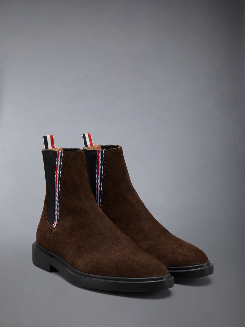 Thom Browne CALF SUEDE RWB STRIPE LOAFER outlook