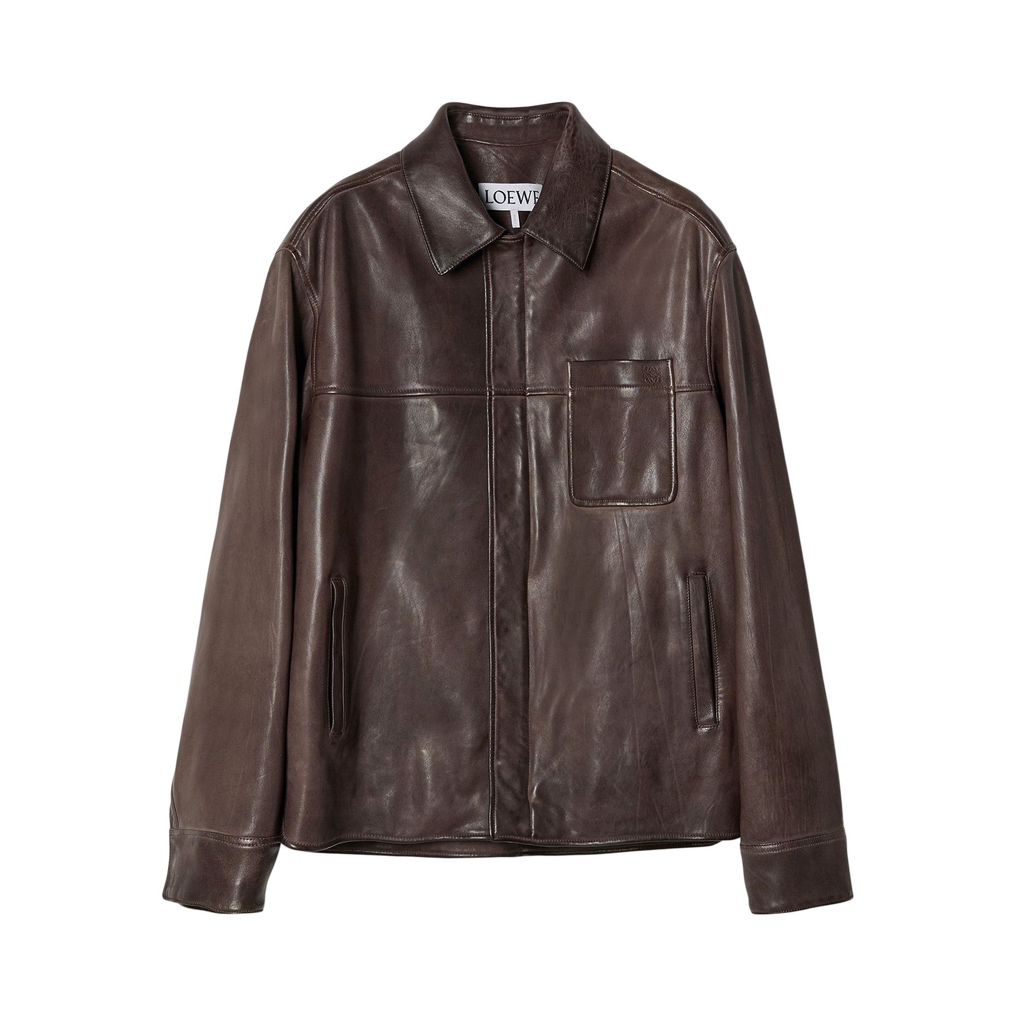 Loewe Overshirt 'Dark Brown' - 1