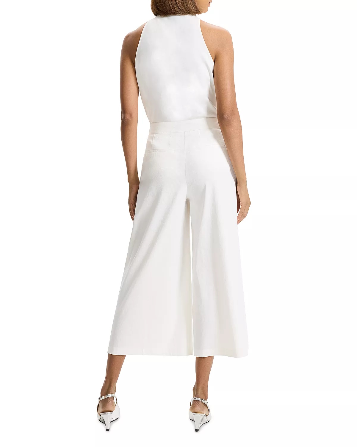 Terena Linen Blend Cropped Pants - 4