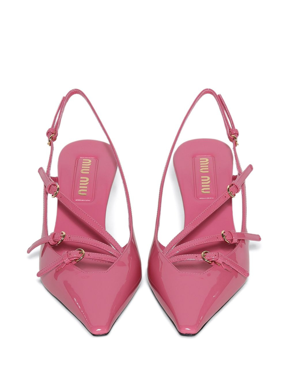 25mm slingback pointed-toe sandals - 3