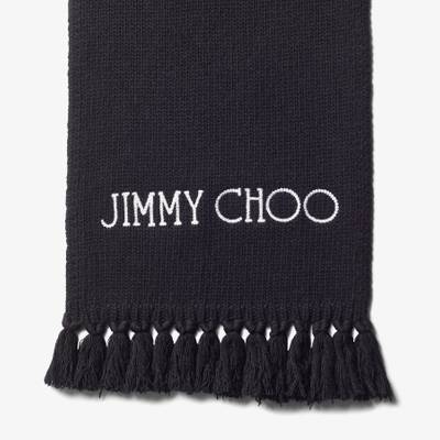 JIMMY CHOO Jutta
Black Wool Scarf with Embroidered Jimmy Choo Logo outlook