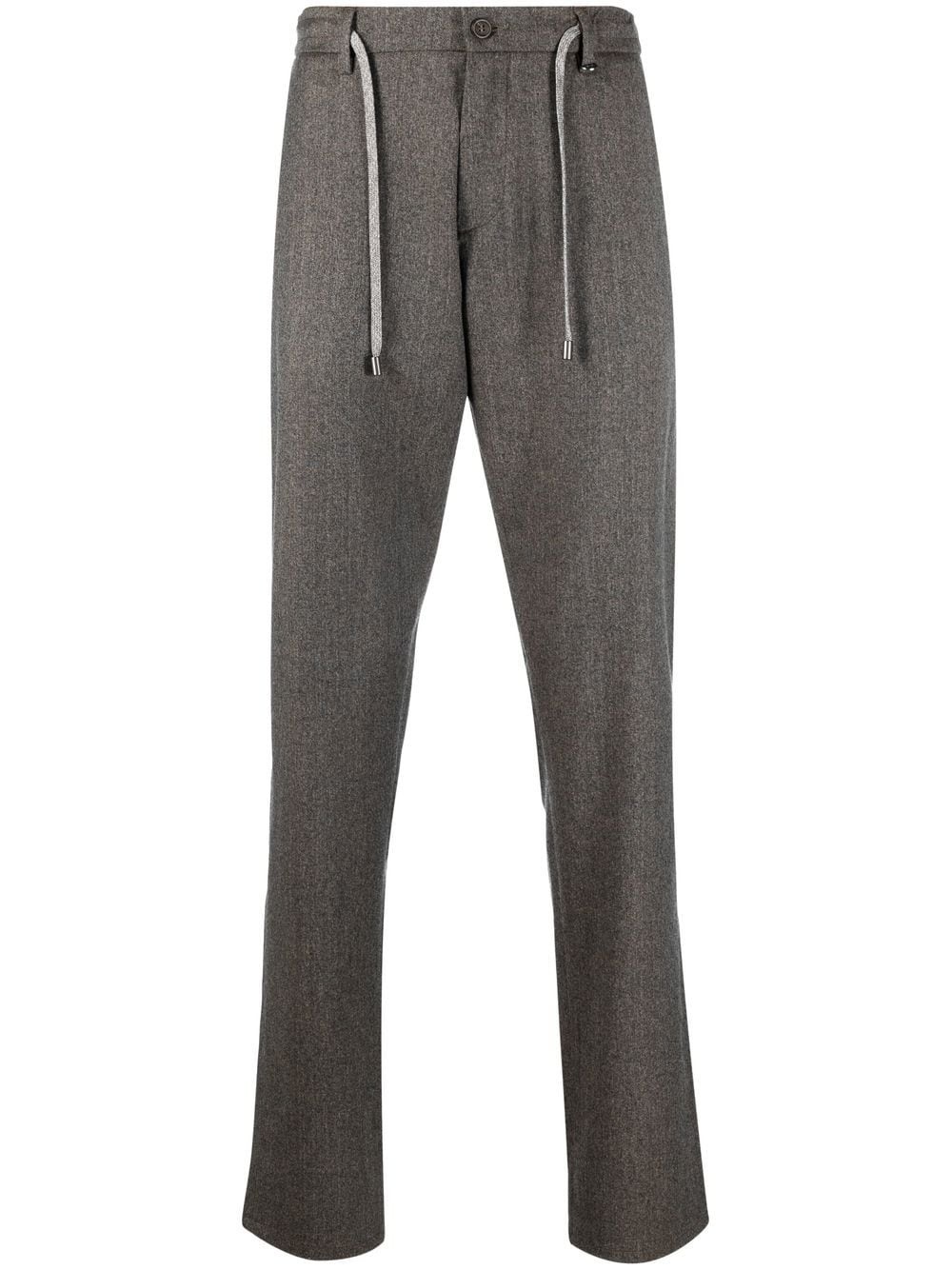 straight-leg tailored trousers - 1