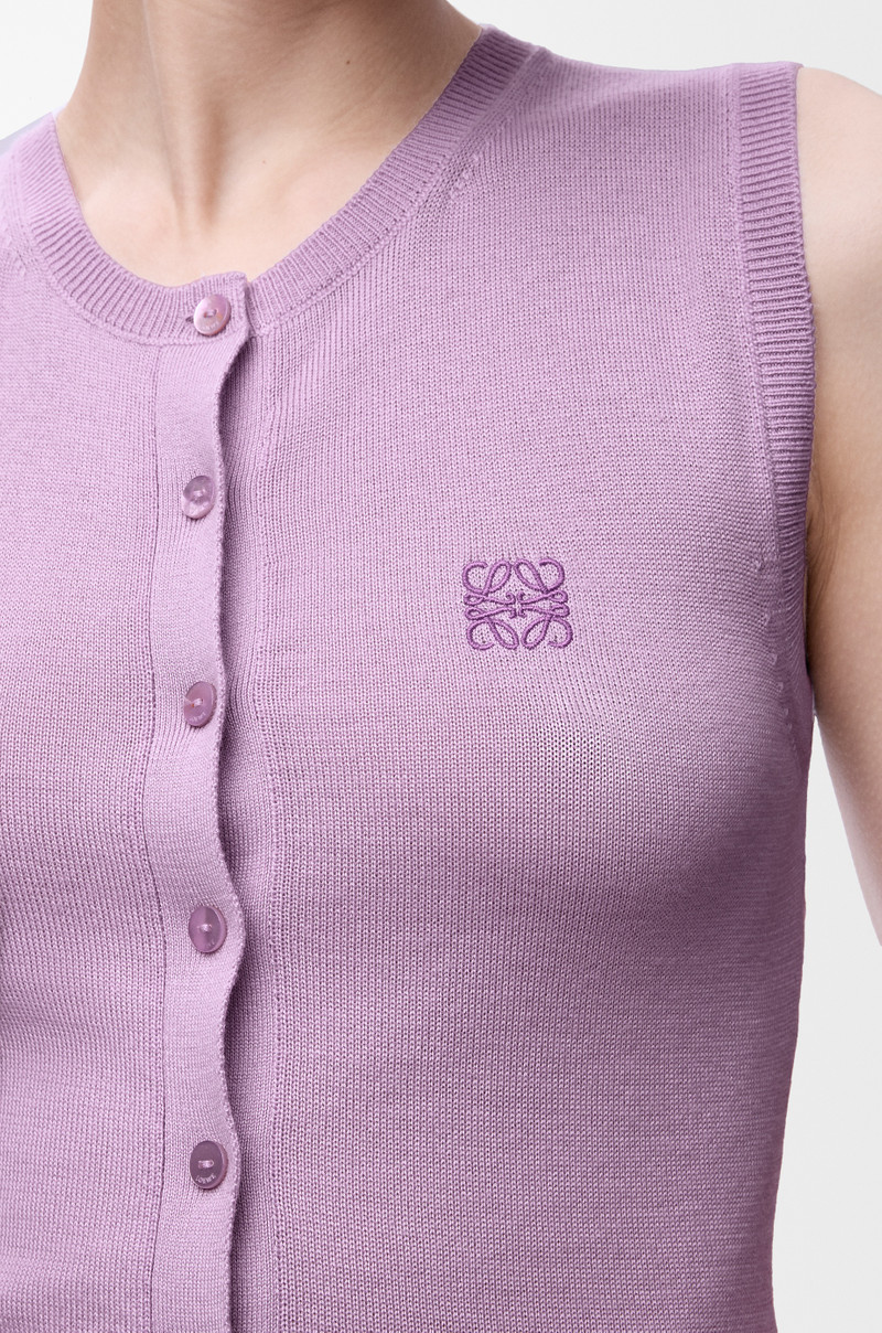 Vest in cashmere and silk 5