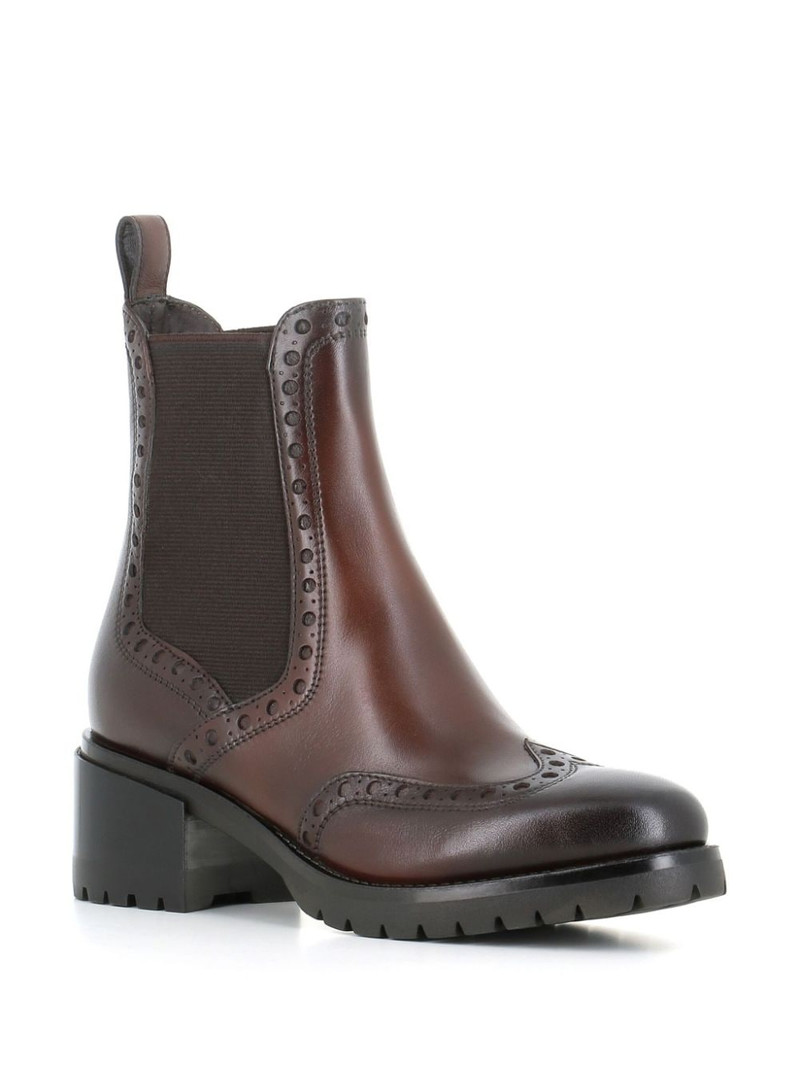 Santoni 50mm leather Chelsea boots outlook