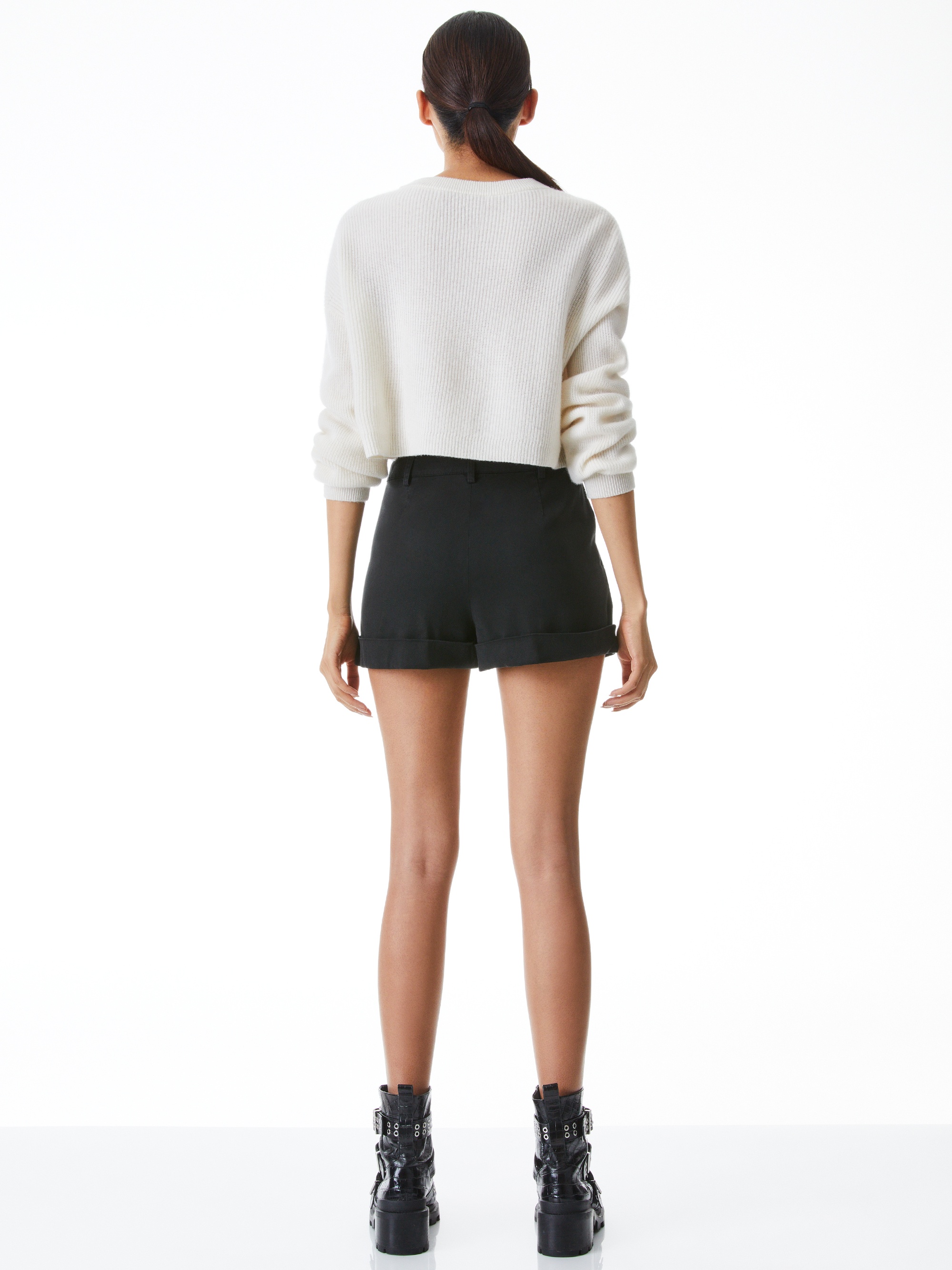 DAWSON HIGH WAISTED CUFFED SHORT - 3
