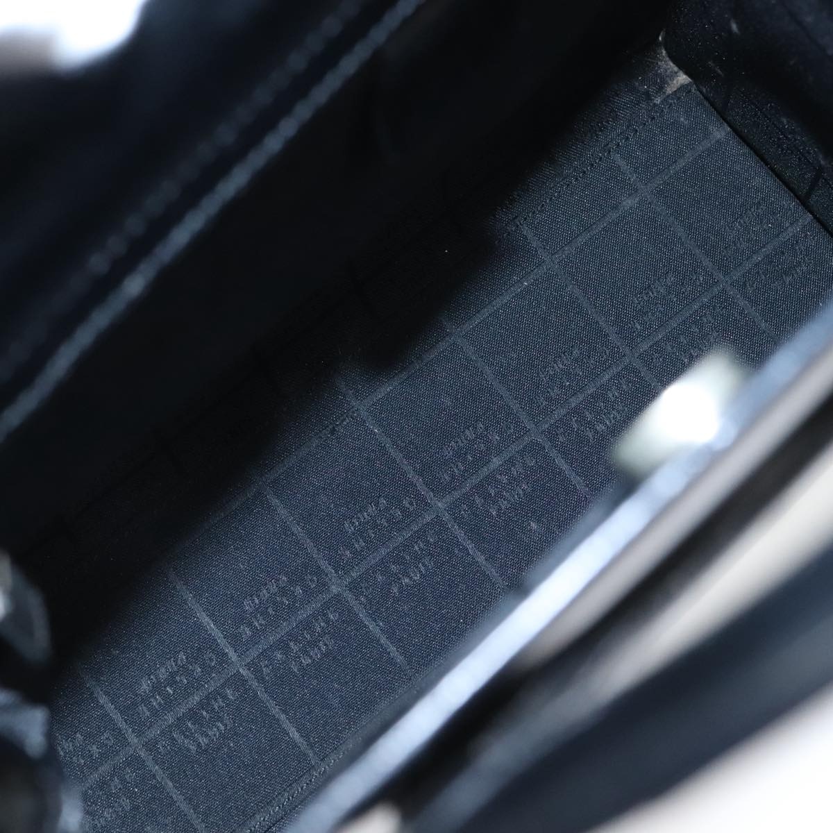 CELINE Hand Bag Leather Black - 16