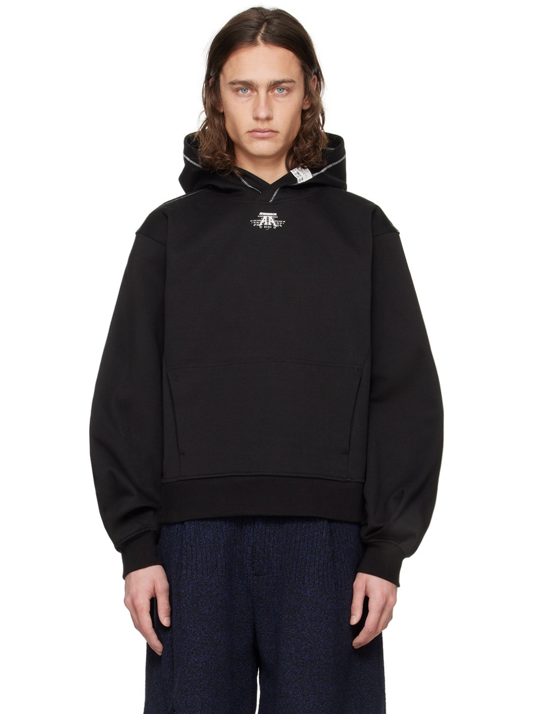 ADER error Black Nolc Hoodie | ssense | REVERSIBLE