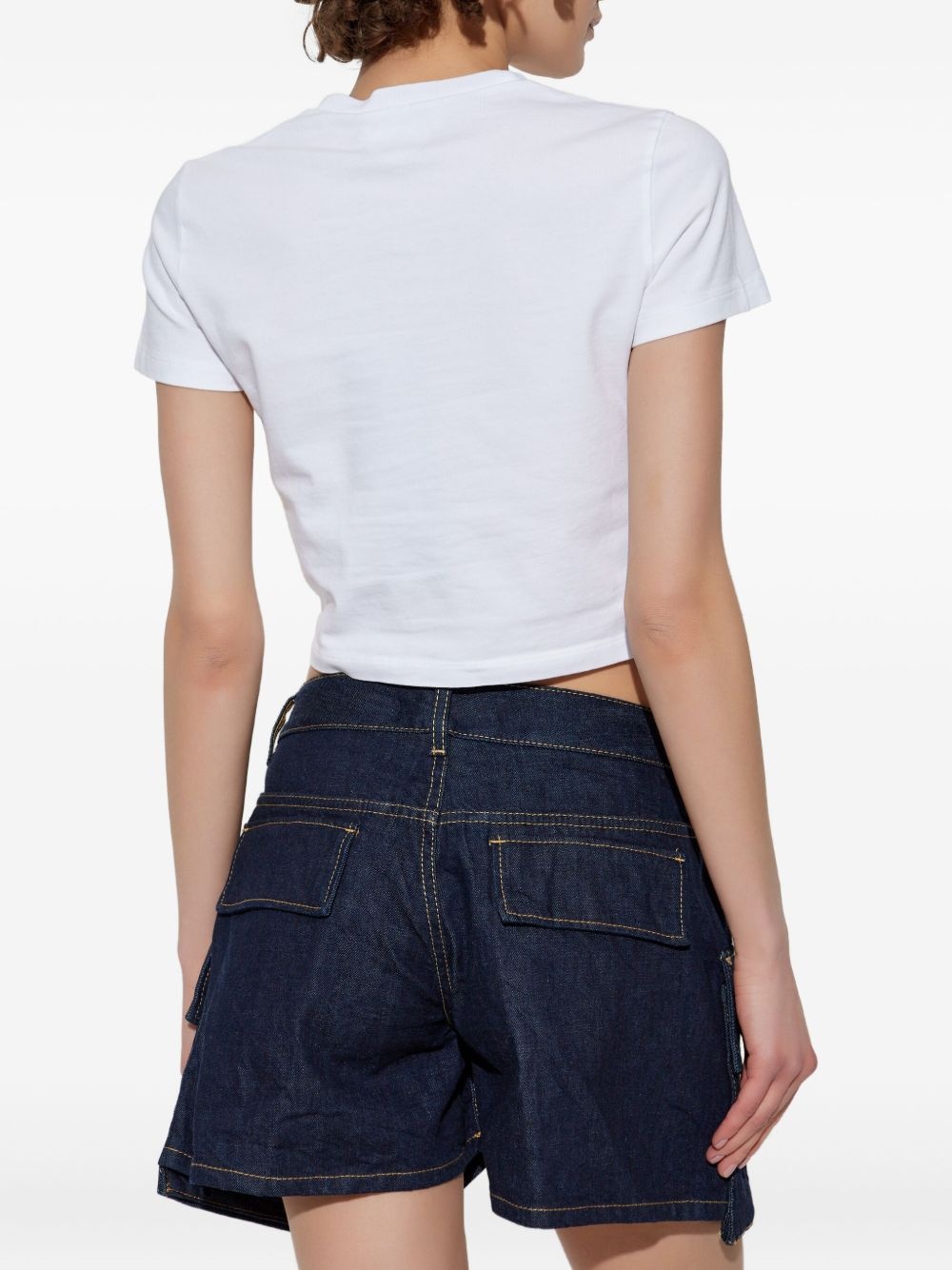 Icon cropped T-shirt - 4