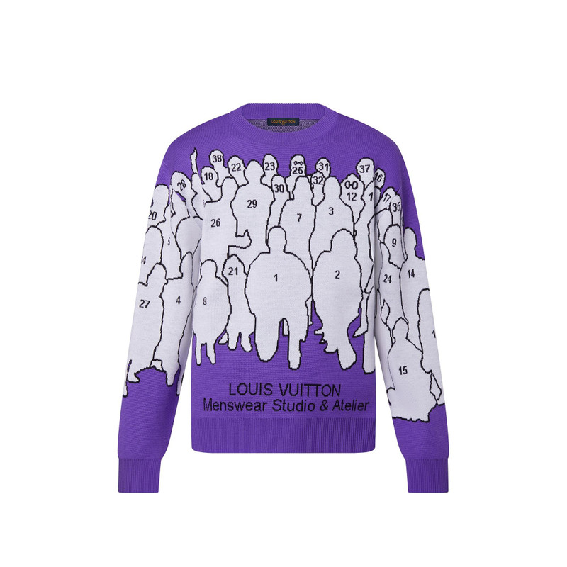 Studio Jacquard Crewneck - 1