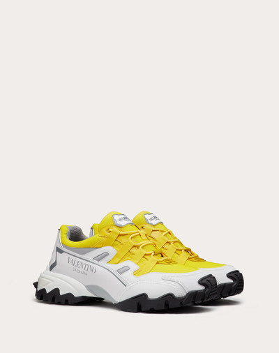 Valentino Climbers Sneaker in Fabric and Leather outlook