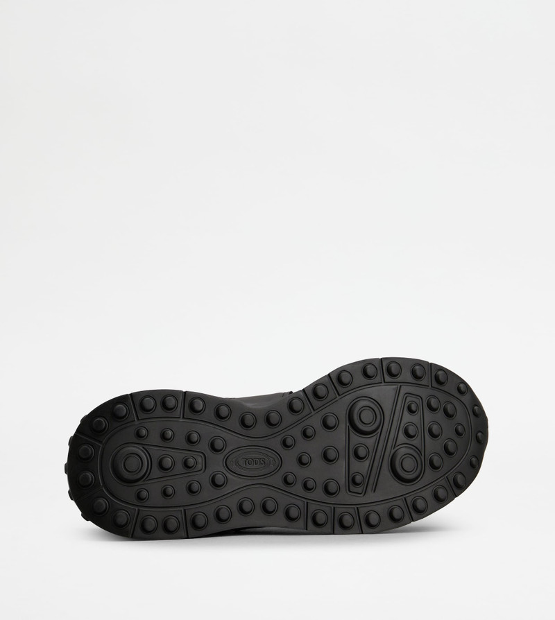 SNEAKERS IN LEATHER - GREEN 4