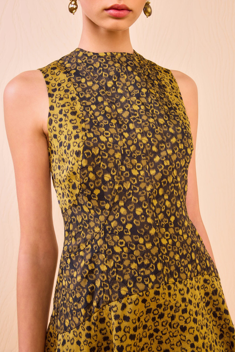 ULLA JOHNSON Isadora Drop Waist Dress outlook