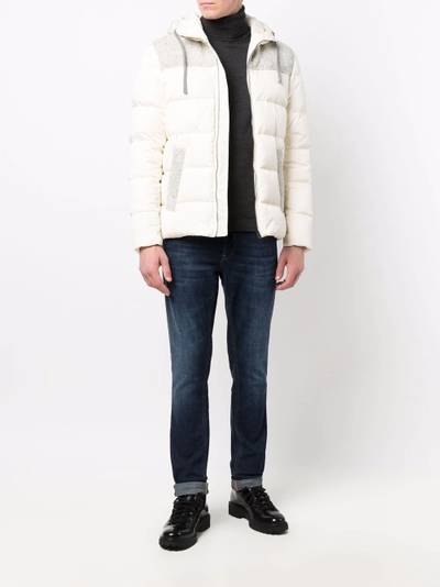 Herno panelled padded jacket outlook