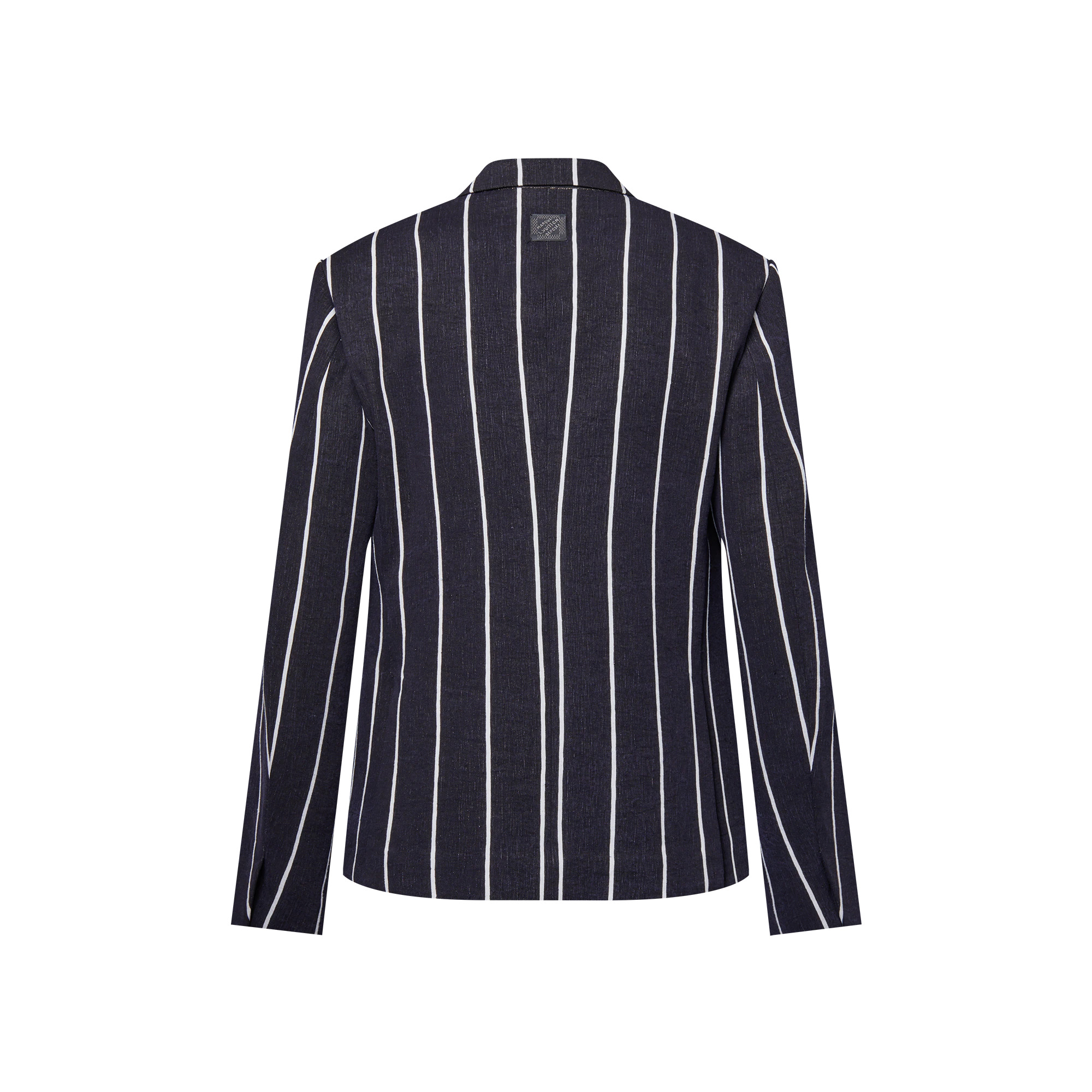 Double-Breasted Linen And Cotton Blend Tailored Jacket - 3