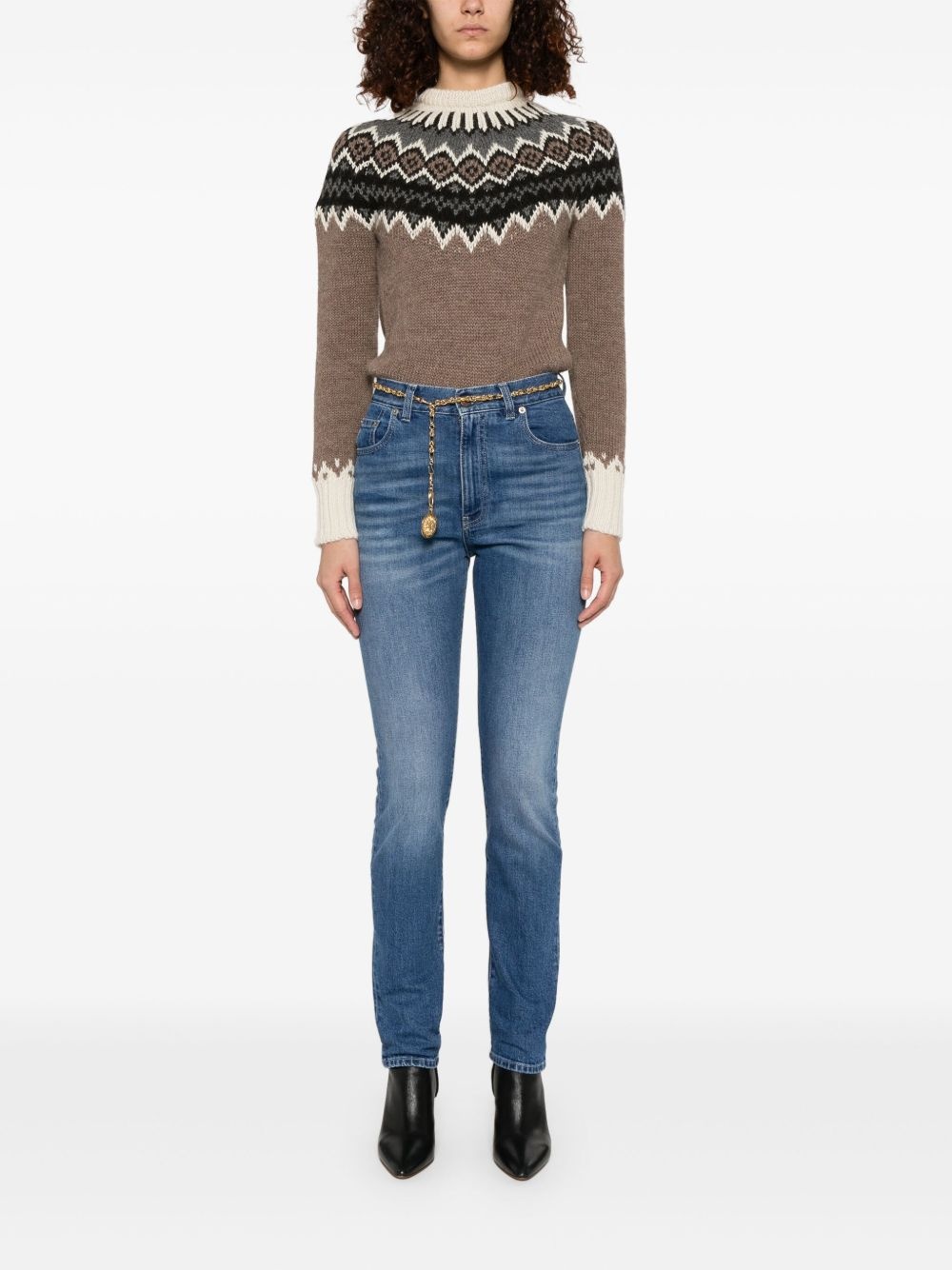 slim-cut jeans - 2