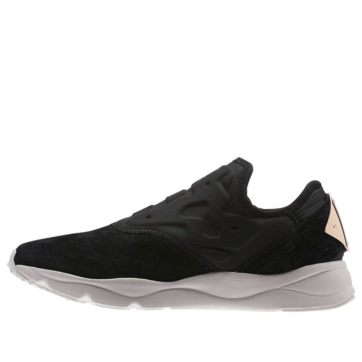 (WMNS) Reebok Furylite Slip On FBT 'Black' BS6413 - 1