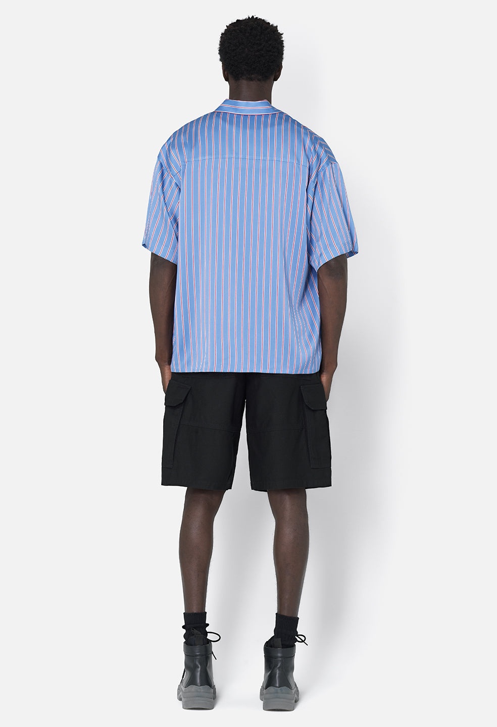 BRUSHED SILK BUTTON UP - 5