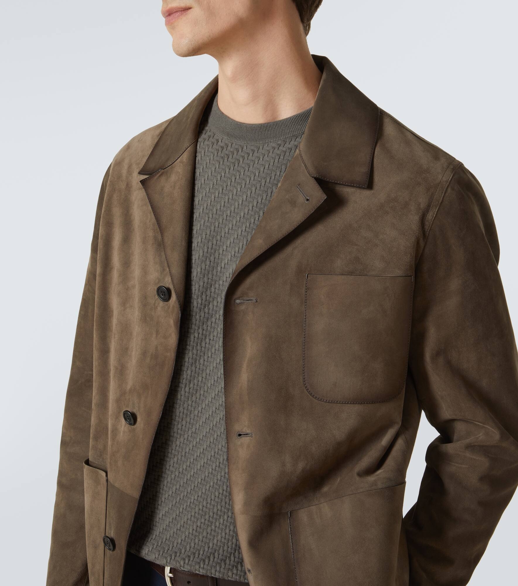 Cotton, silk, and cashmere sweater - 5