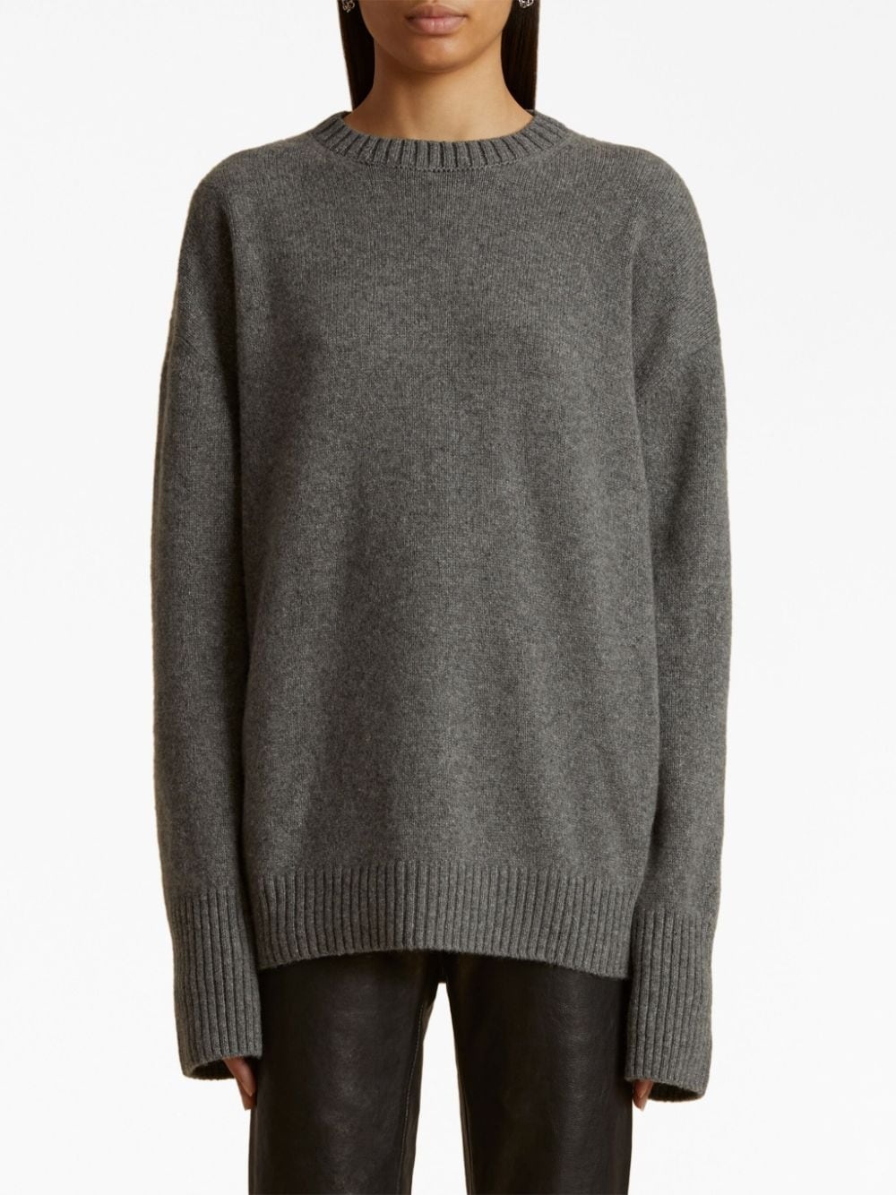 Camilla crew-neck cashmere jumper - 3