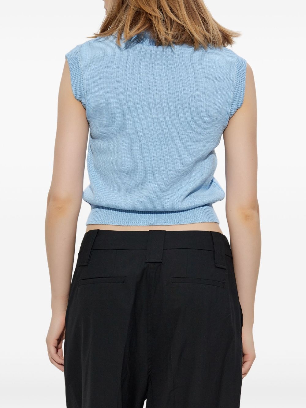 cotton polo top - 4