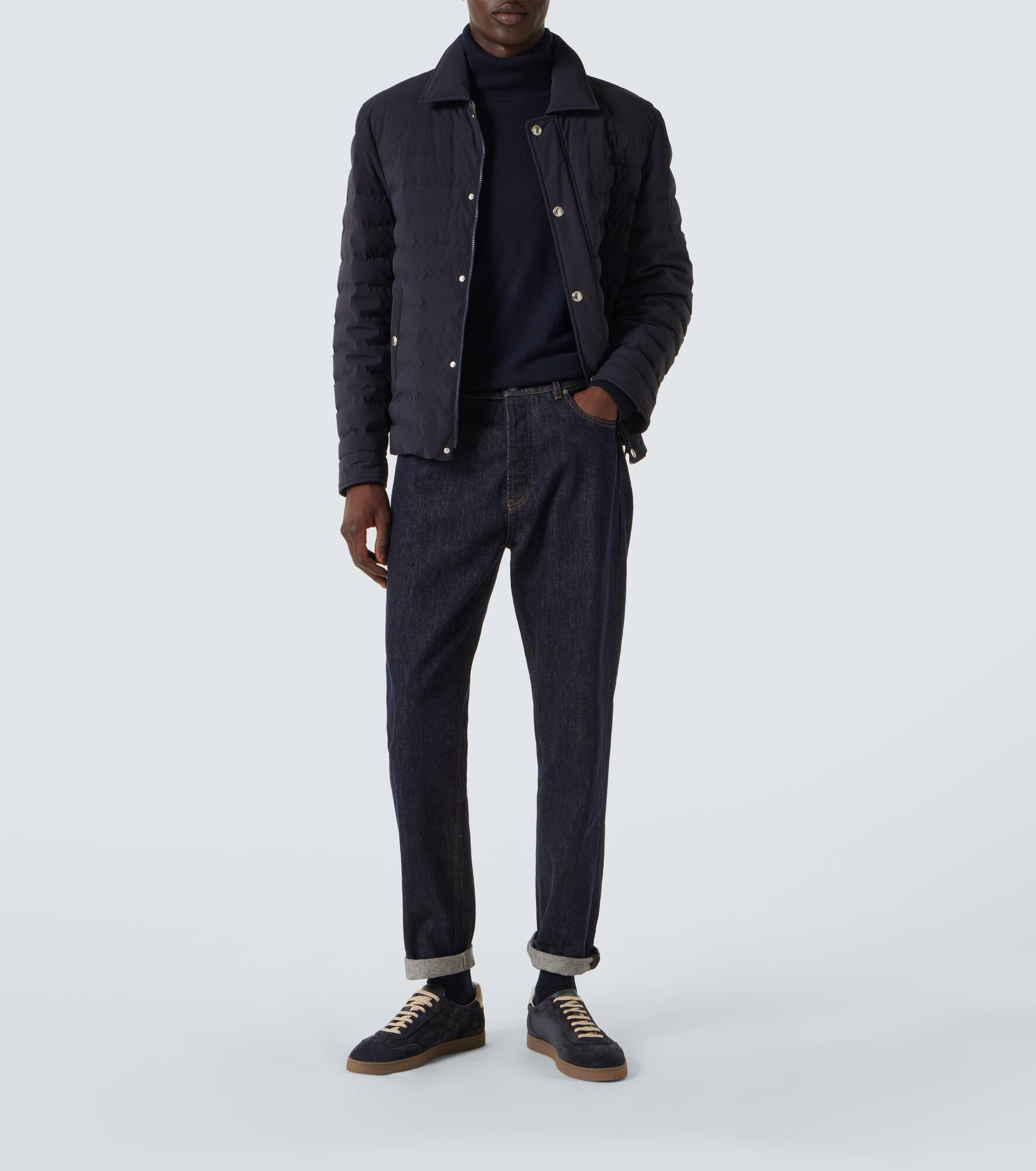 Quilted down jacket - 2