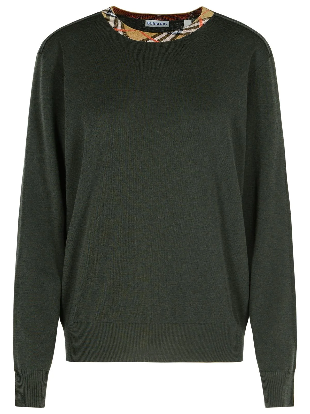 Burberry 'Michael' Dark Green Wool Sweater Men - 1