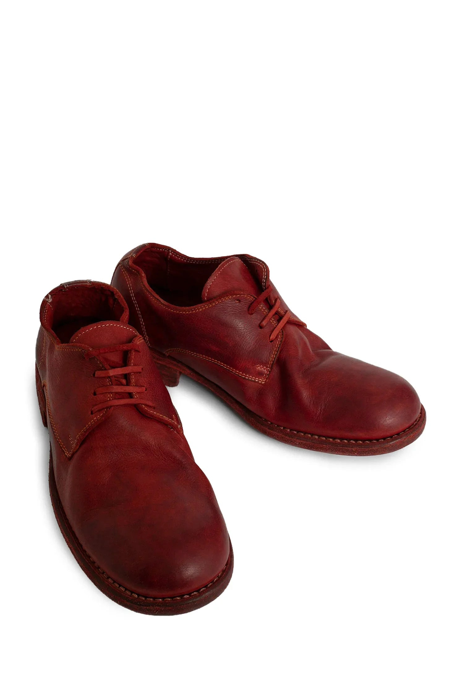 GUIDI WOMAN RED LACE-UPS - 6