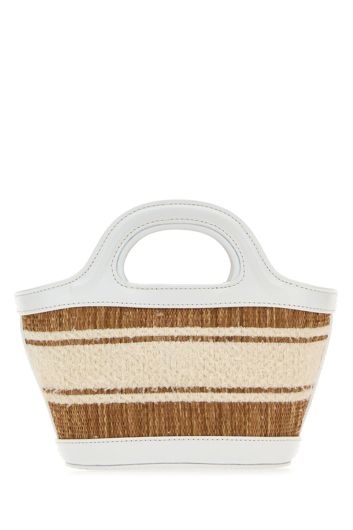 Two-tone raffia and leather micro Tropicalia Summer handbag - 3