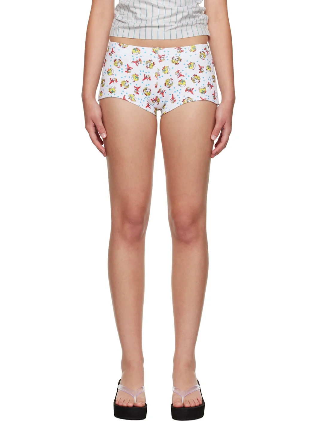 White Serena Shorts - 1