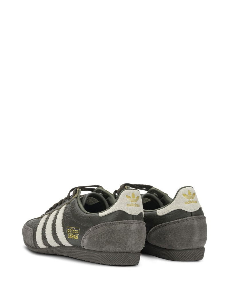 Japan striped leather sneakers 4