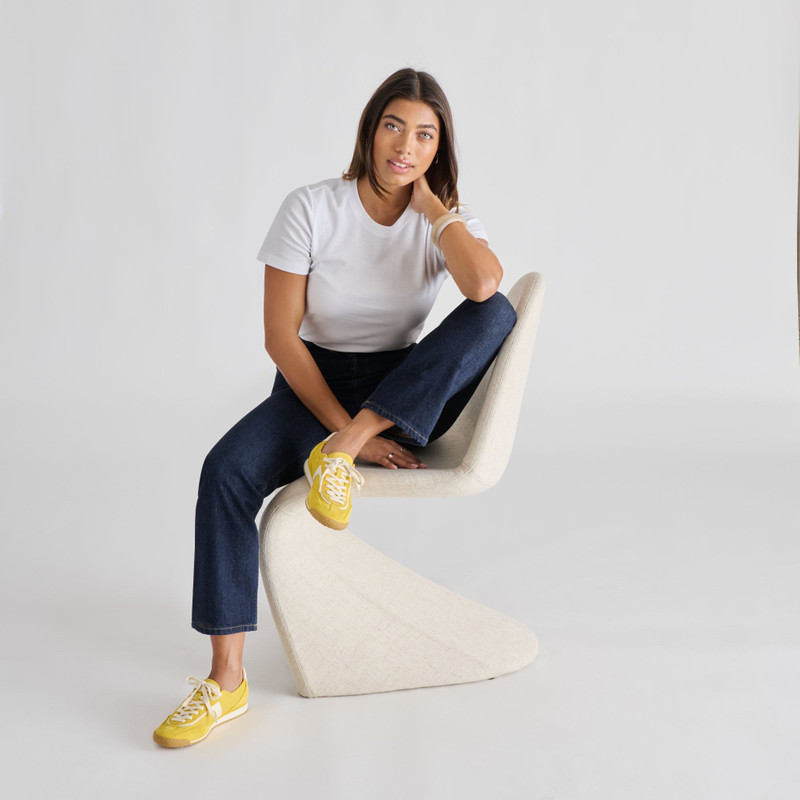 SARIYA SNEAKERS YELLOW NYLON 11