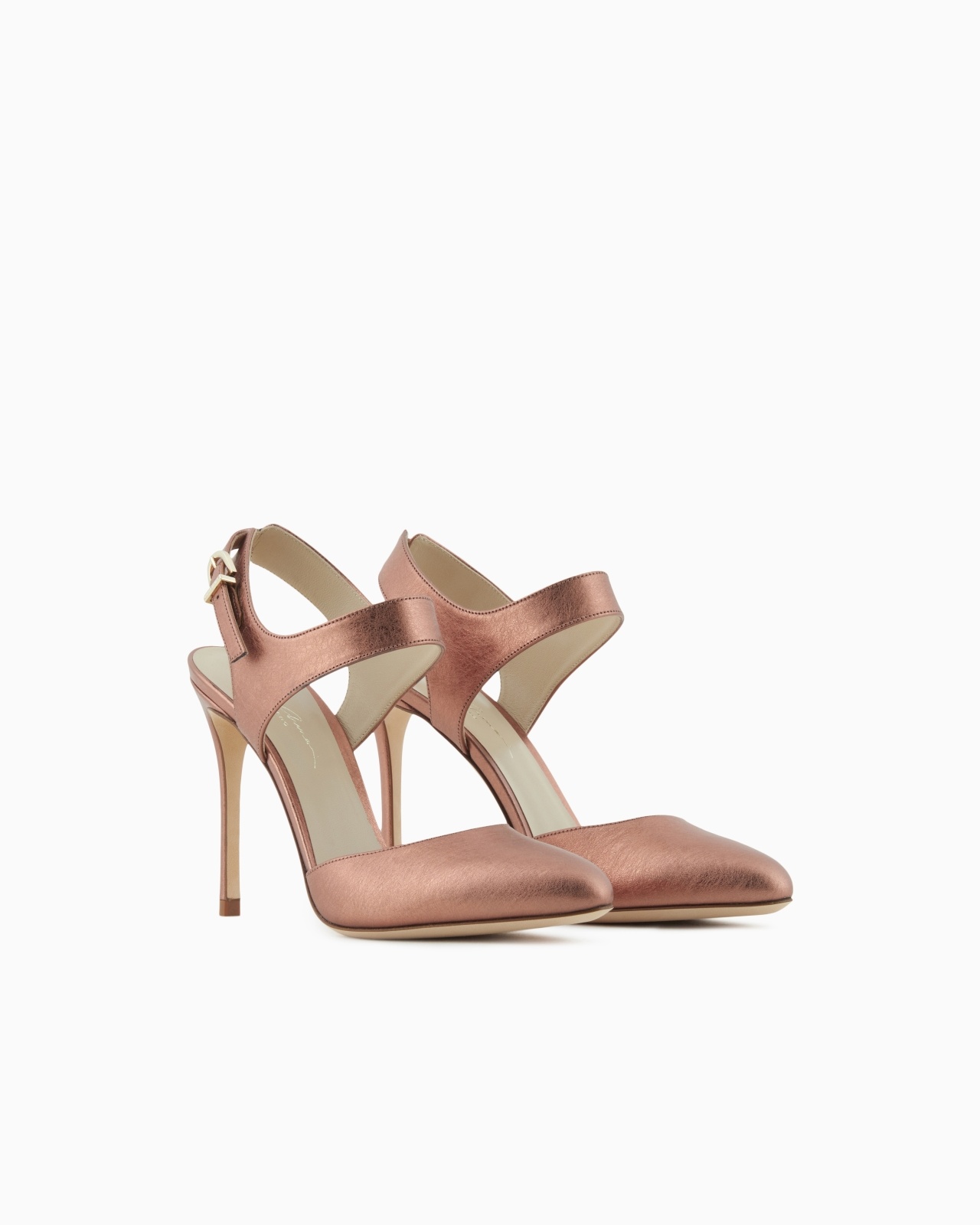 LAMÉ LEATHER COURT SHOES - 2