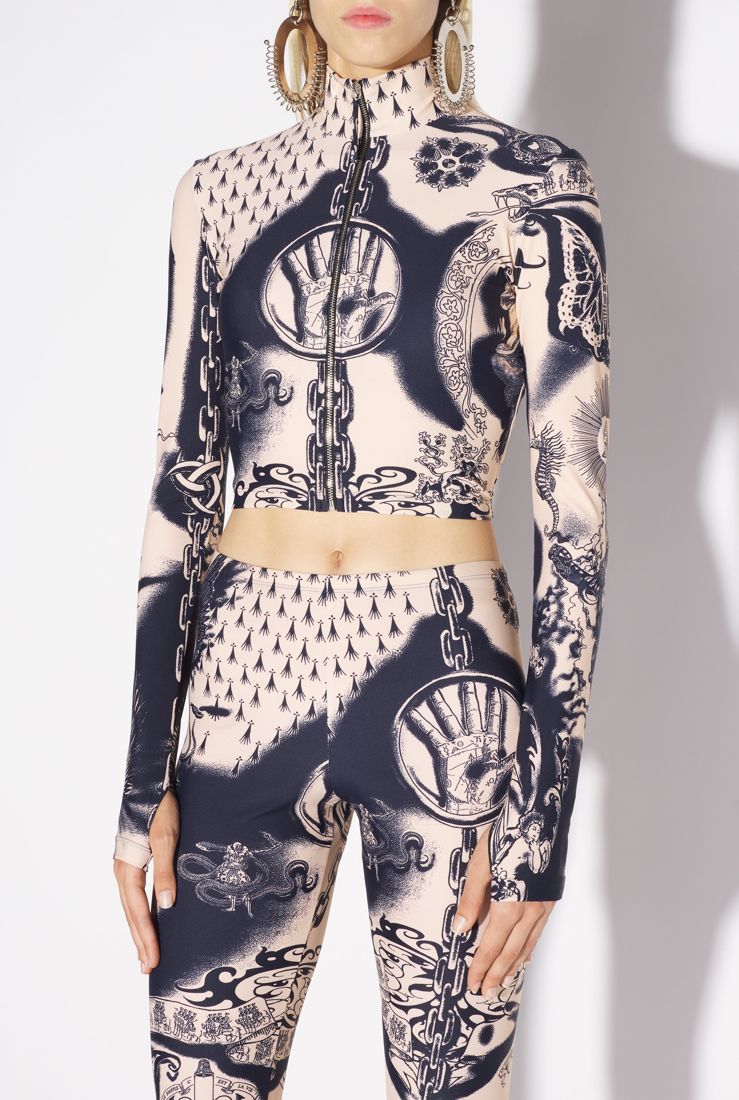 THE HERALDRY TATTOO CROP TOP - 3