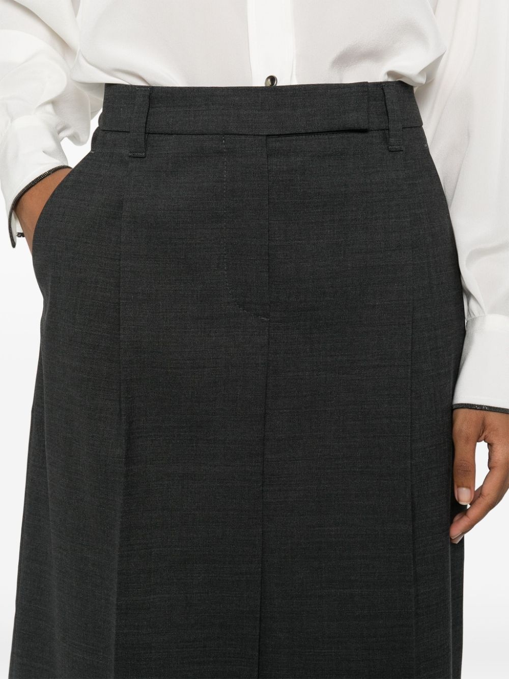 darted pencil skirt - 5
