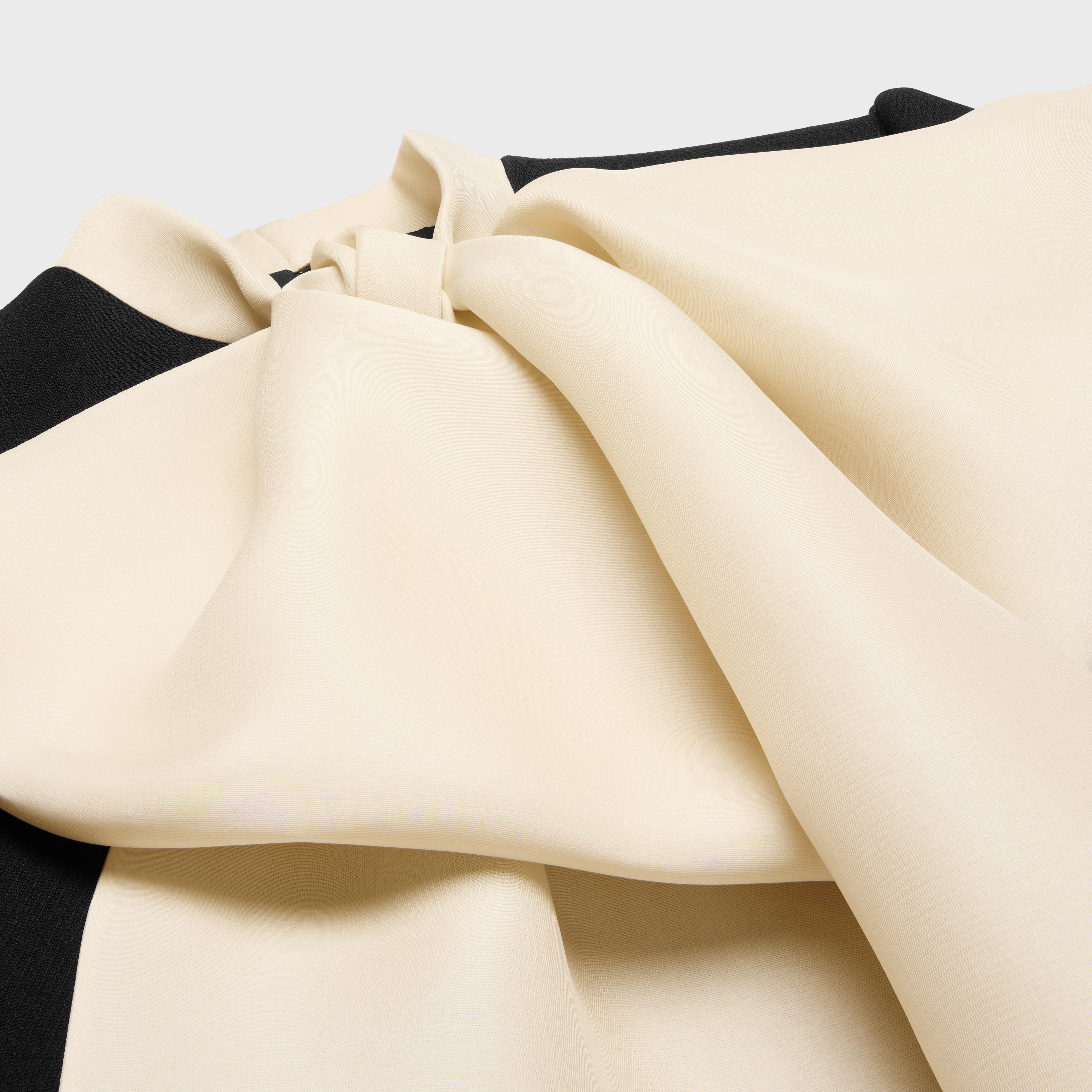 関税込 CELINE MINI DRESS IN DOUBLE FACE SILK AND WOOL CELINE mini workwear dress in double face silk and wool