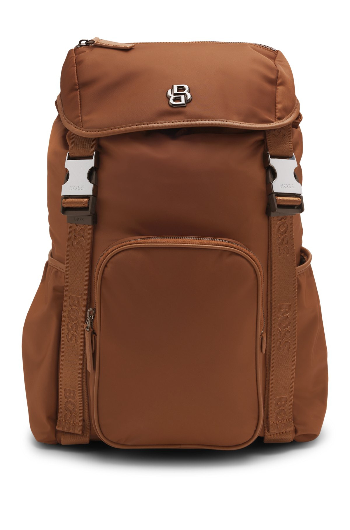 BOSS SELECTED BY SHOHEI OHTANI MULTI-POCKET BACKPACK WITH DOUBLE B MONOGRAM TRIM - 2