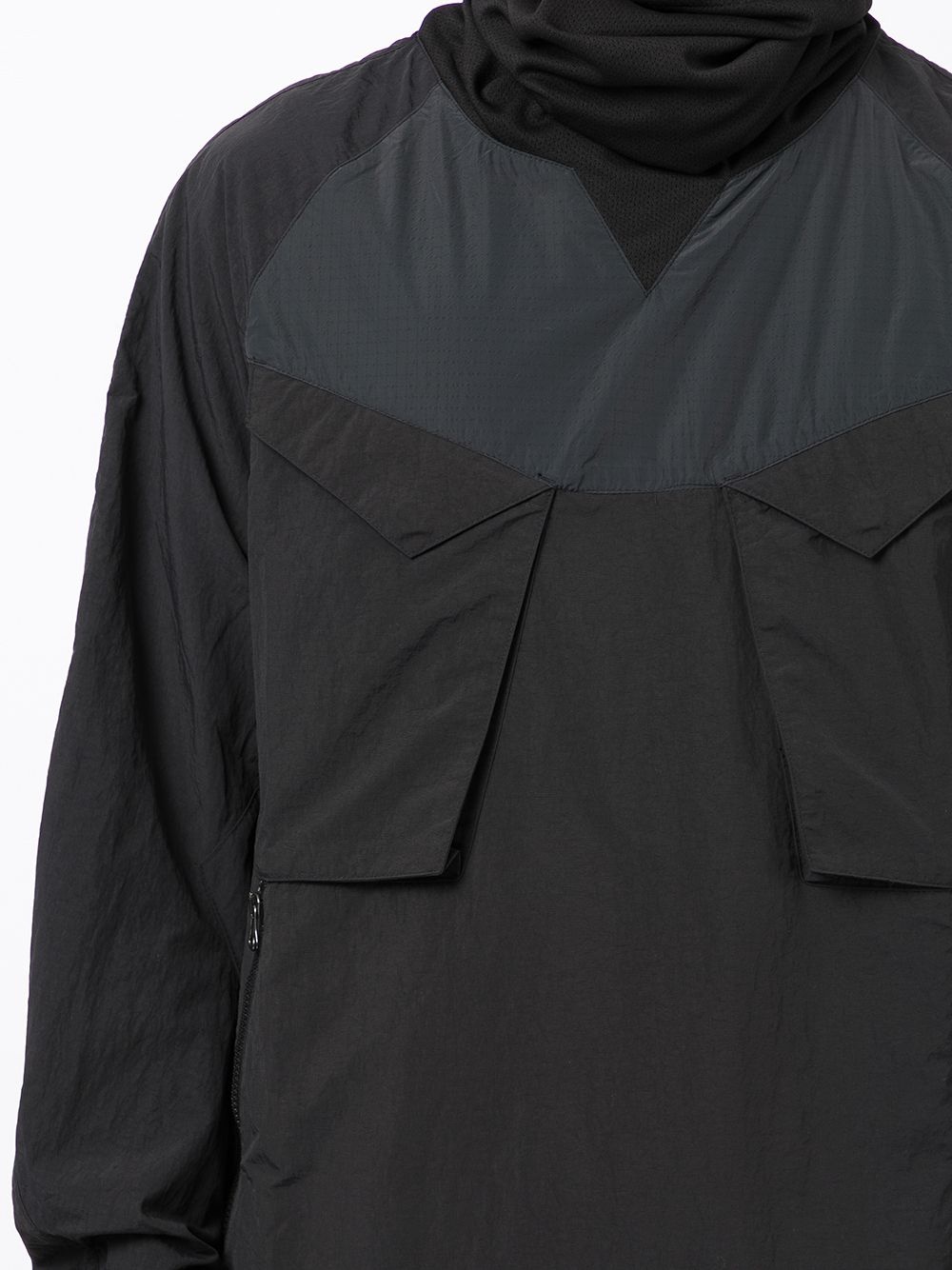 pullover funnel-neck jacket - 5