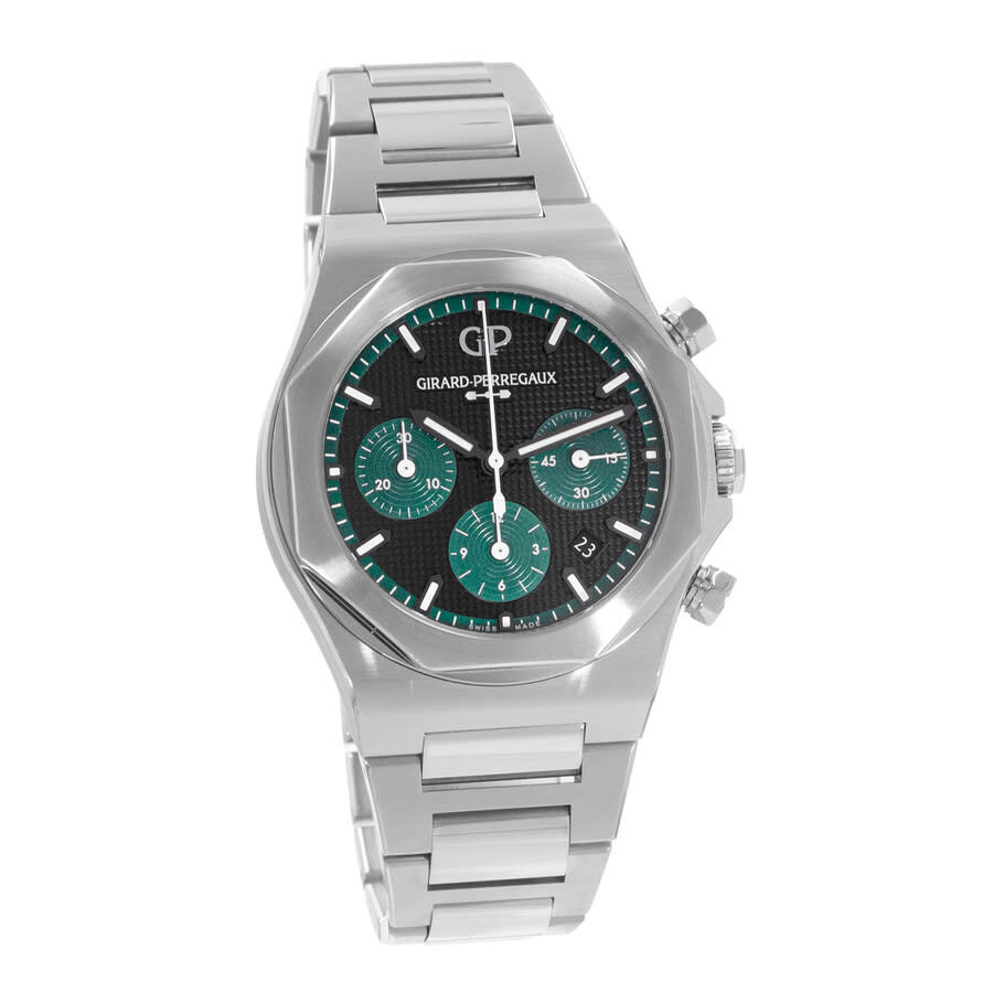 Pre-owned Girard Perregaux Laureato Chronograph Automatic Black Dial Men's Watch 81020-11-3254-1GM - 7