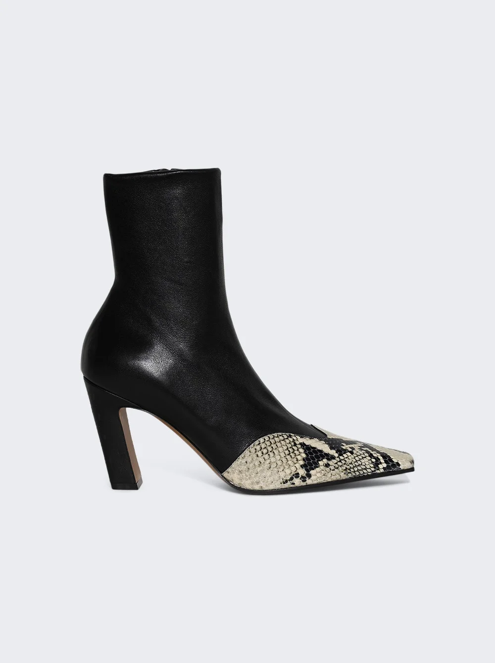 Nevada Ankle Boot 85 Black And Natural - 1