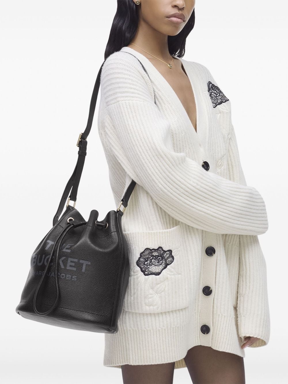The Leather Shoulder bucket bag - 2