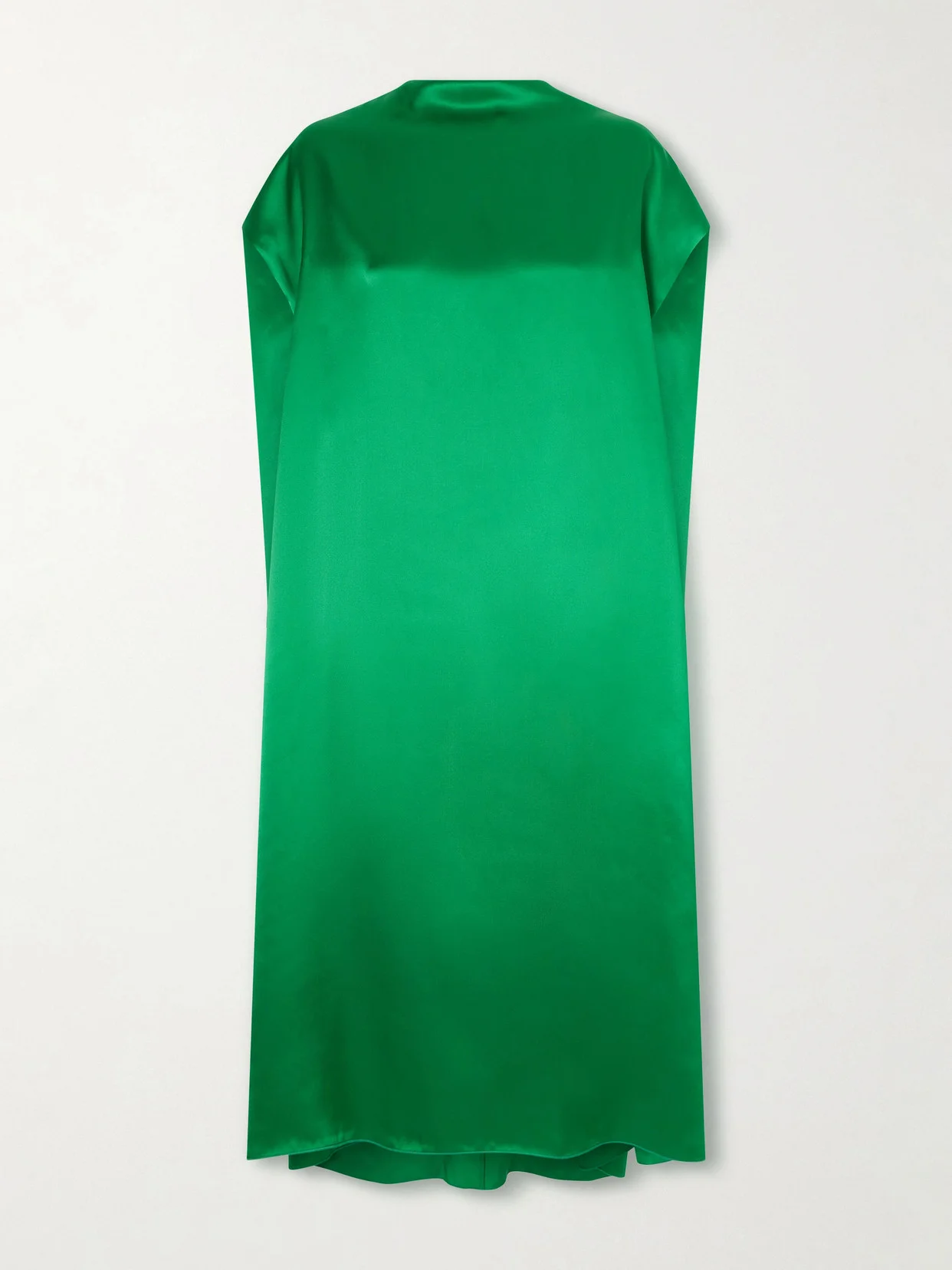 Silk-satin Midi Dress - 1